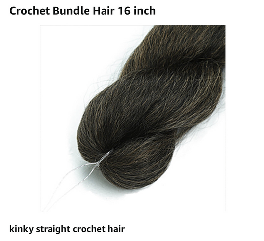 Premium Blend Natural Texture Hair For Crochet Braids