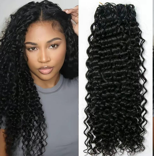 Loose Wave 3a Knotless Crochet Machine Made Feather Human Hair Extension