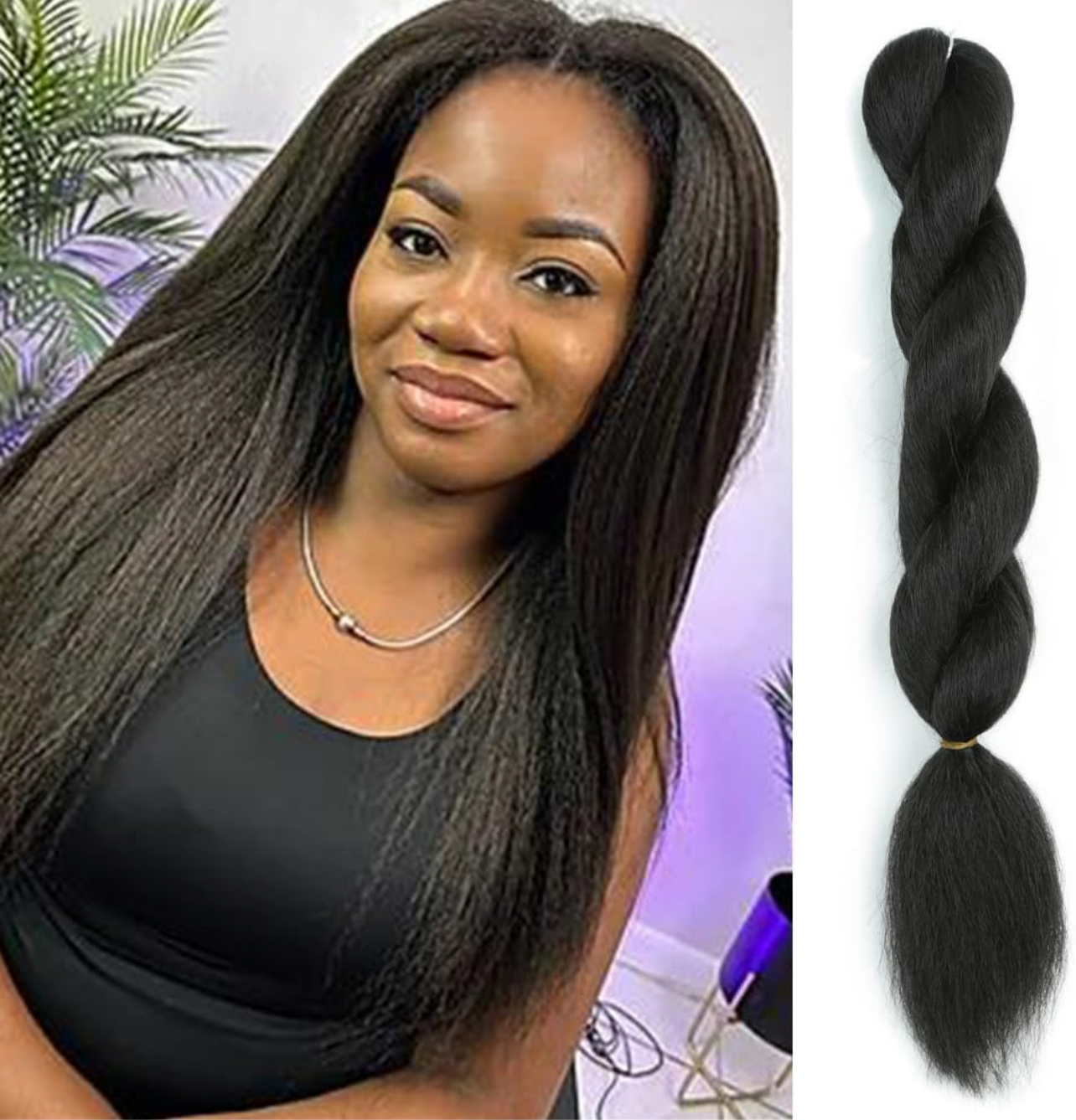 Premium Blend Natural Texture Hair For Crochet Braids