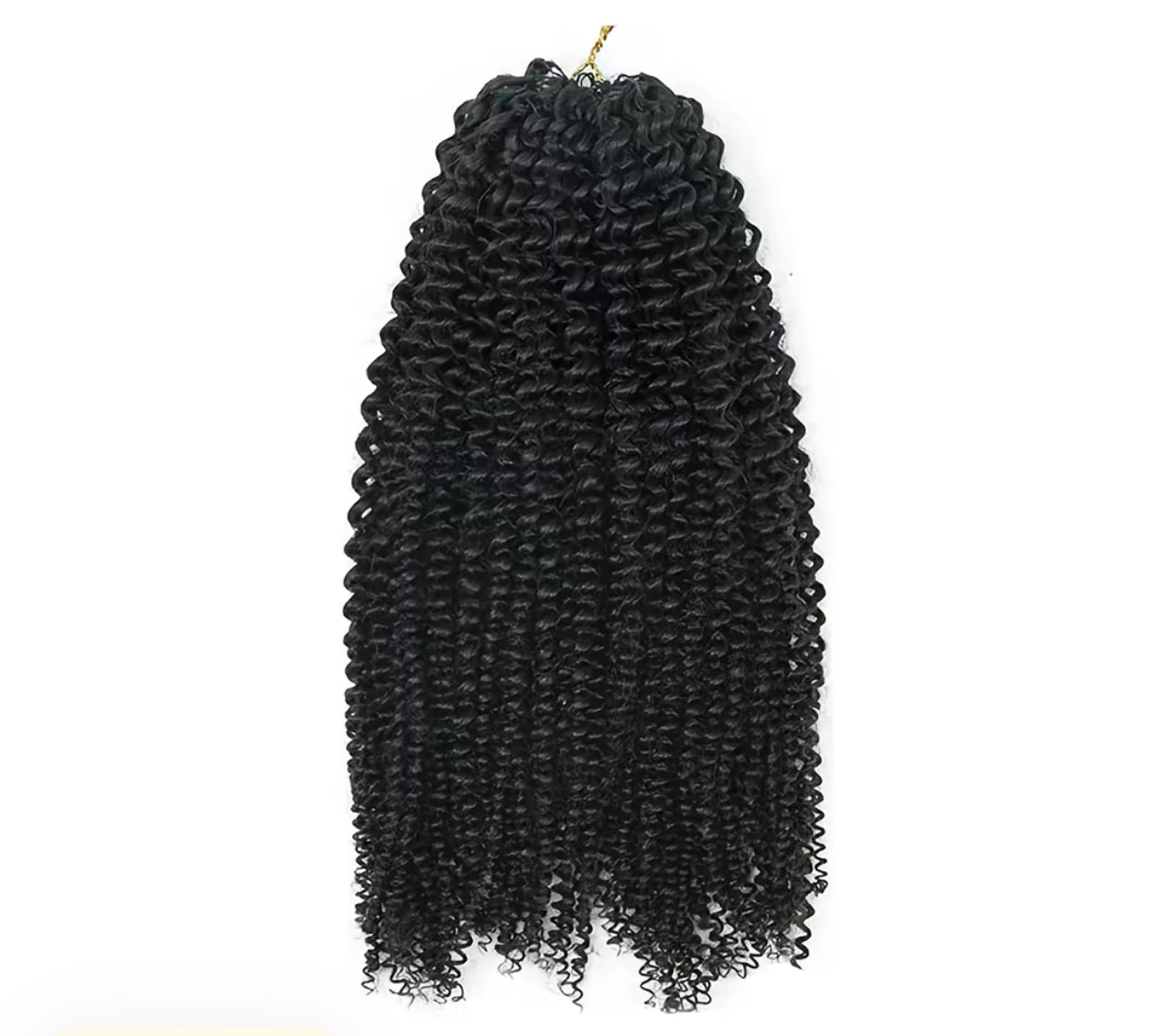 Coily 4a/b Knotless Crochet Machine Made Feather Human Hair Extension